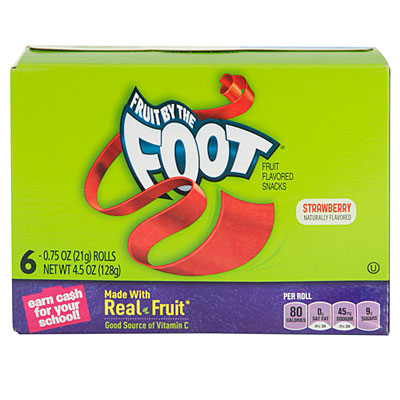 Fruit By The Foot® Strawberry Snacks, 6-pack 