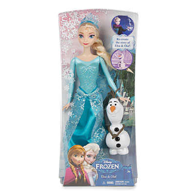 elsa and olaf doll set