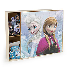 Disney Frozen Wood Puzzles, 7-Pack