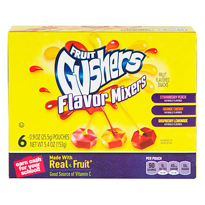 Fruit Gushers™Flavor Mixers Fruit Snacks, 6-Pack | Big Lots