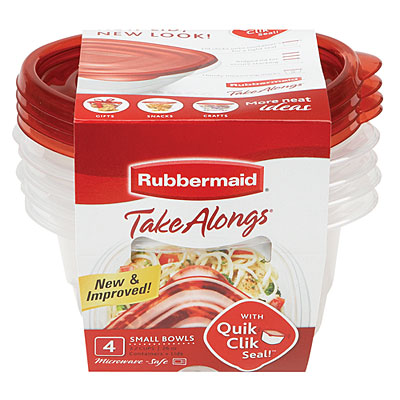 Rubbermaid® Take Alongs® Small Bowls Storage Containers, 4-Pack | Big Lots