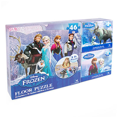 View Disney® Frozen® Floor & Lenticular Puzzles, 3-Pack Deals at Big Lots