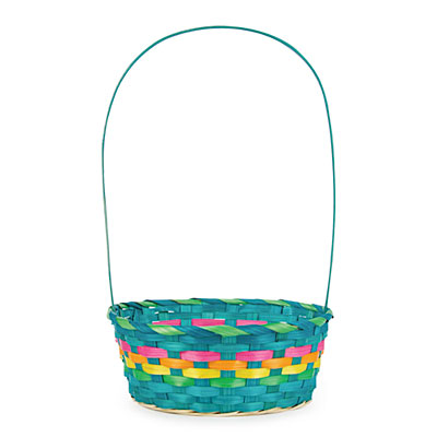 View Multicolored Bamboo Easter Baskets Deals at Big Lots