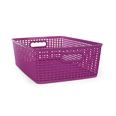 View Large Purple Rattan Basket Deals at Big Lots