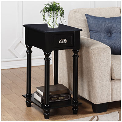 Small Black Side Table with Drawer | Big Lots