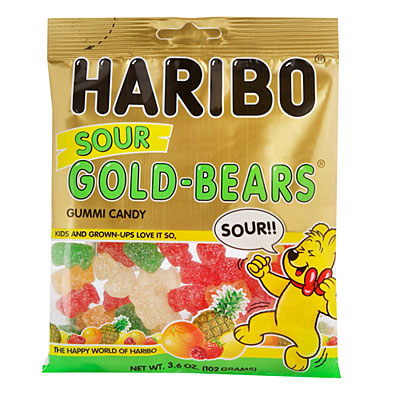 Haribo® Sour Gold Gummi Bears | Big Lots