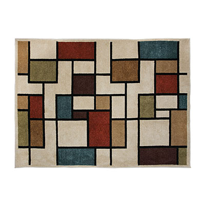 Living Colors™ 5' x 7' Geometric Area Rug | Big Lots