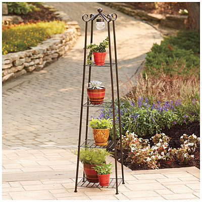 Wilson & Fisher® 4-Tier Solar Plant Stand | Big Lots