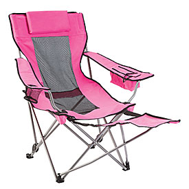 Quad Folding Chair with Footrest