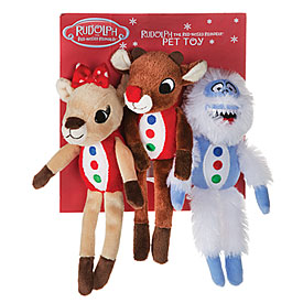 Rudolph The Red-Nosed Reindeer® Pet Toys, 3-Pack | Big Lots