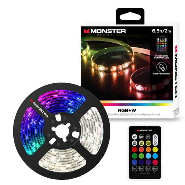 LED light strip in box with remote